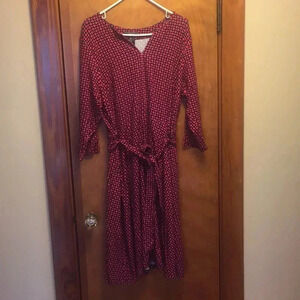NWOT Lands End 3/4 Sleeve Aline Dress. Size 1X